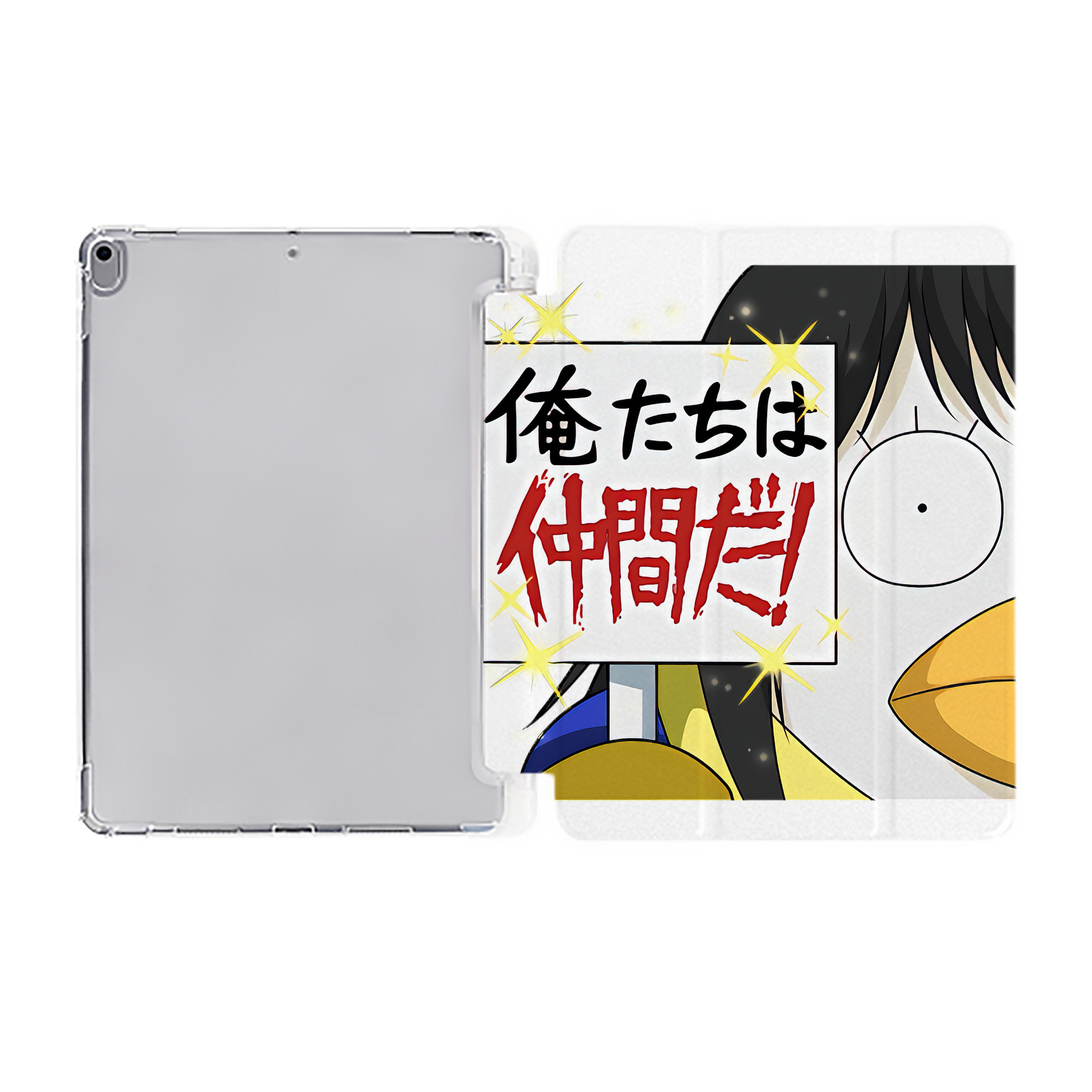 ぎんたま 坂田銀時（さかたぎんとき） 神楽 志村新八（しむら しんぱち） GINTAMA Sakata Gintoki Kagura Shimura Shinpachi IPad ケース ペン収納付き 三つ折りスタンド PUレザー×シリコン 対応機種9.5/10.5/10.9インチ